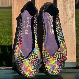 Sketchers ez flex 2 rainbow weave shoes